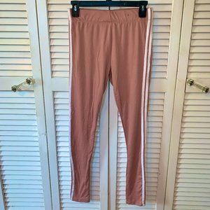 Rue 21 Pink Stripe Leggings